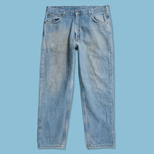 Vintage Carhartt Fleece Lined Denim Pants 38x32 