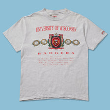 Vintage Nutmeg Wisconsin Badgers T-Shirt Large 