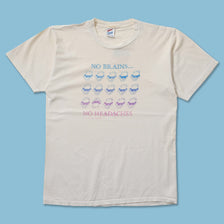 1989 No Brains No Headaches T-Shirt Medium 