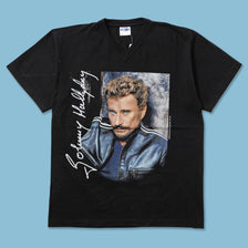 Vintage Johnny Hallyday T-Shirt Large 