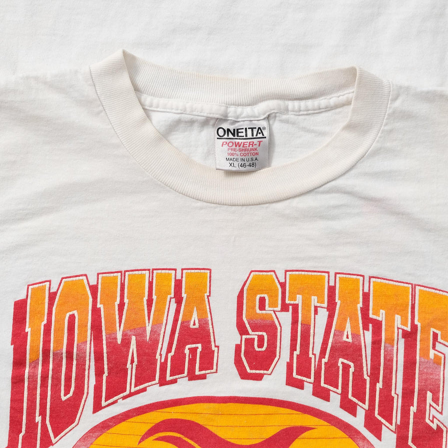 Vintage Iowa State Cyclones T-Shirt Medium 