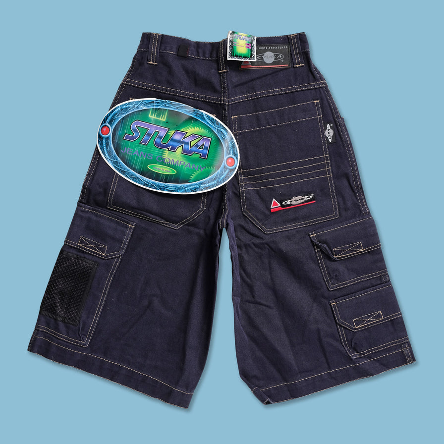 Y2K Baggy Jorts W28 - Double Double Vintage