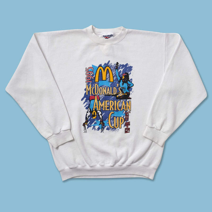 1995 Reebok McDonalds American Cup Sweater Medium - Double Double Vintage