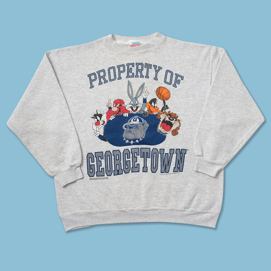 1992 Georgetown Hoyas Looney Tunes Sweater Large - Double Double Vintage