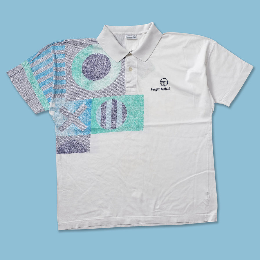 Vintage Sergio Tacchini Tennis Polo Medium - Double Double Vintage