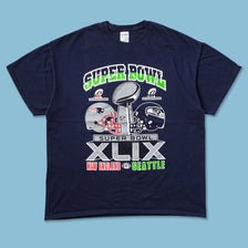 2015 Super Bowl T-Shirt XLarge - Double Double Vintage