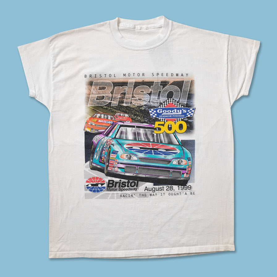 1999 Bristol Motor Speedway T-Shirt Large - Double Double Vintage