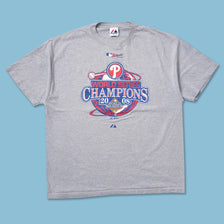 2008 Philadelphia Phillies T-Shirt XXL - Double Double Vintage