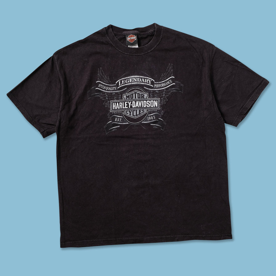 2010 Harley Davidson T-Shirt XLarge - Double Double Vintage