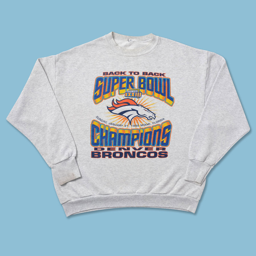 1999 Denver Broncos Sweater Large - Double Double Vintage
