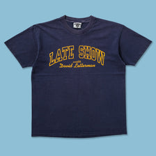 Vintage Late Show with David Letterman T-Shirt Large - Double Double Vintage