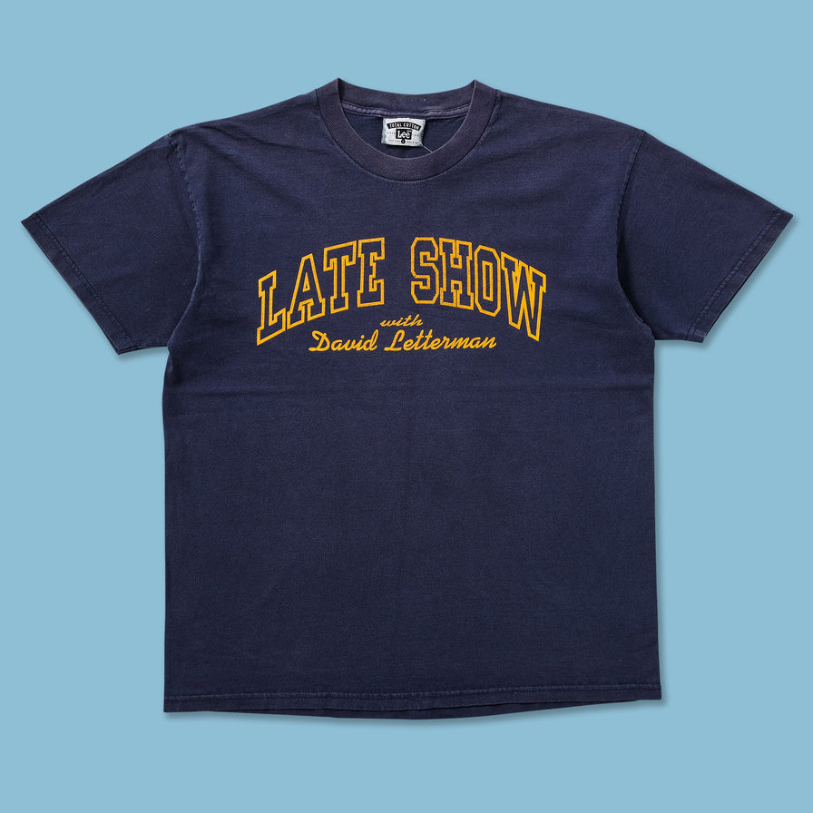 Vintage Late Show with David Letterman T-Shirt Large - Double Double Vintage