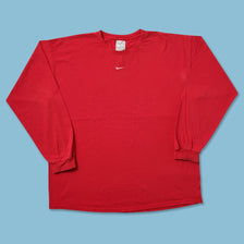 Vintage Nike Center Swoosh Longsleeve XXL - Double Double Vintage