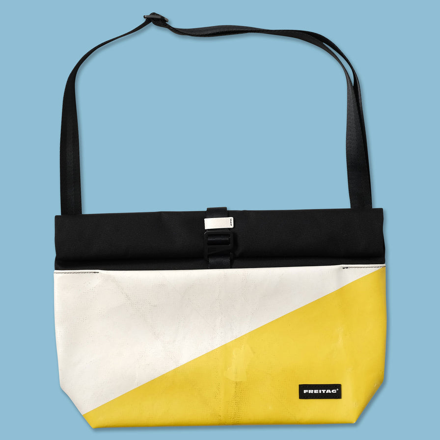 Freitag ROLLIN BLACK Messenger Bag - Double Double Vintage