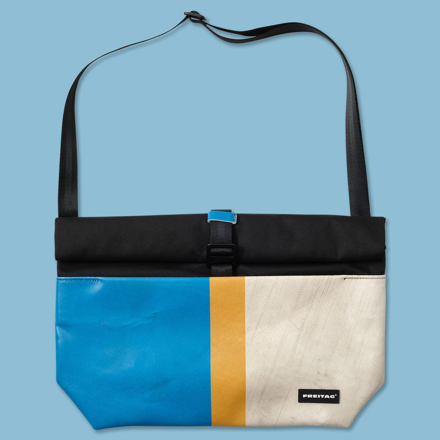 Freitag ROLLIN BLACK Messenger Bag - Double Double Vintage