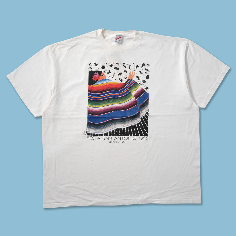 1996 Fiesta San Antonio T-Shirt 3XL - Double Double Vintage