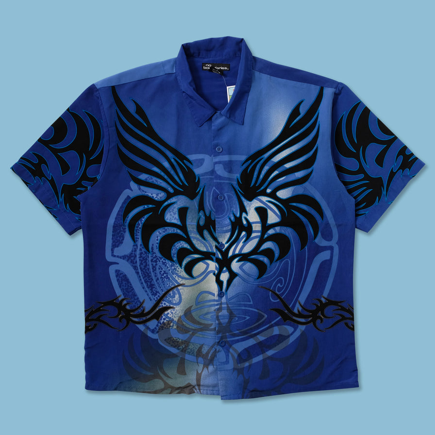 Y2K Tribal Shirt XLarge - Double Double Vintage