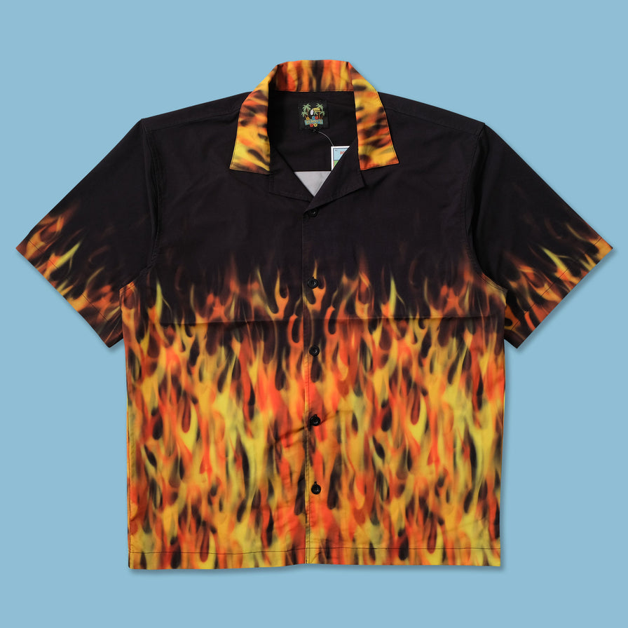 Y2K Flames Shirt XLarge