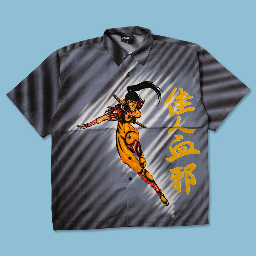 Y2K Anime Shirt XXL - Double Double Vintage