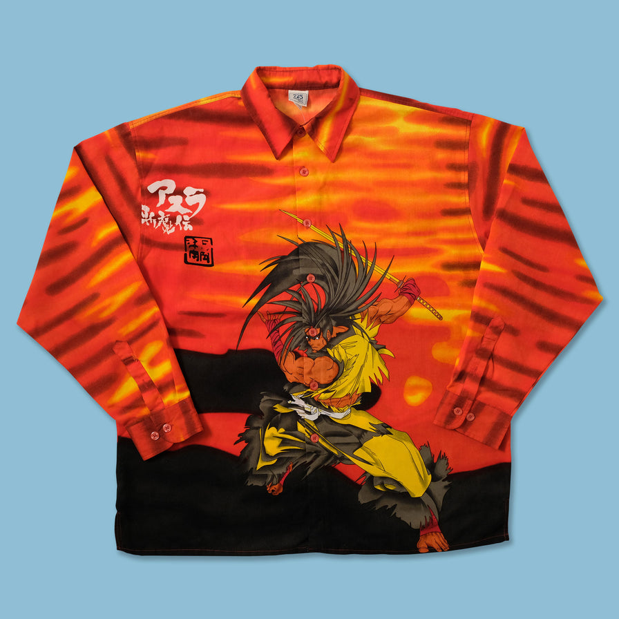 Y2K Anime Shirt XXL - Double Double Vintage