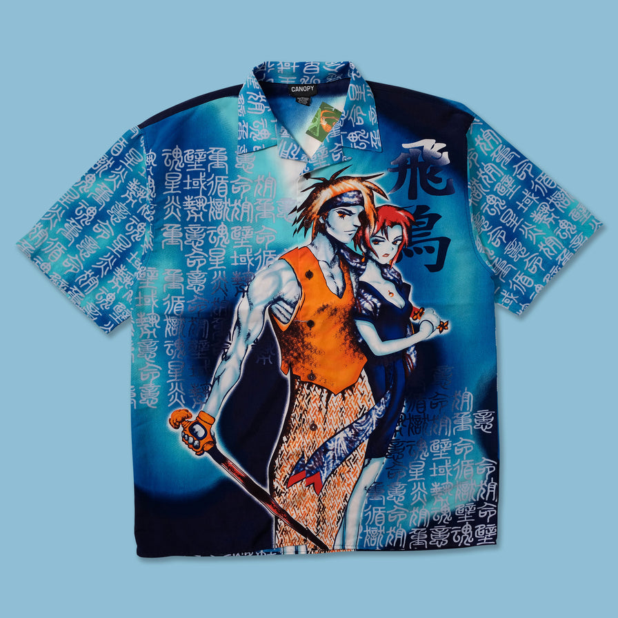 Y2K Anime Shirt XLarge - Double Double Vintage