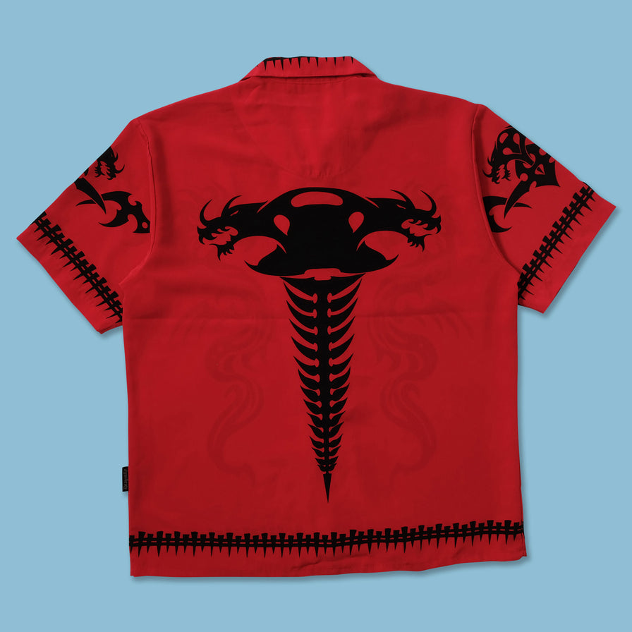 Y2K Dragon Tribal Shirt XLarge - Double Double Vintage