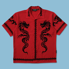 Y2K Dragon Tribal Shirt XLarge - Double Double Vintage