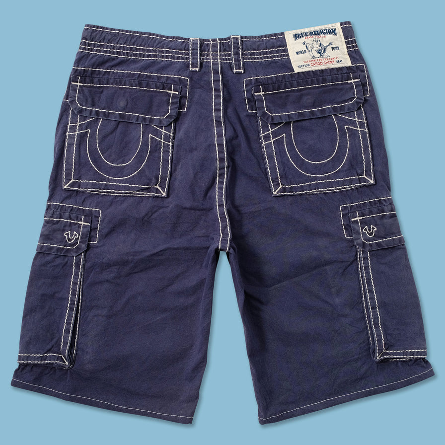 Y2K True Religion Cargo Jorts W34 - Double Double Vintage