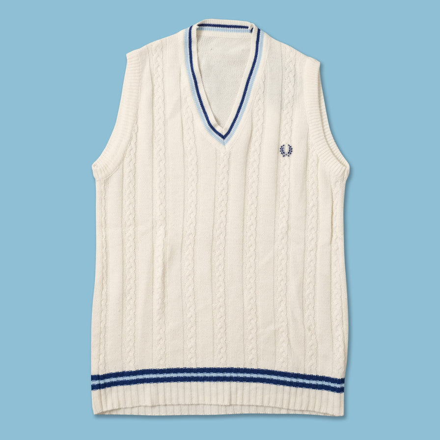 Vintage Women’s Fred Perry Knit Sweater Vest Small 