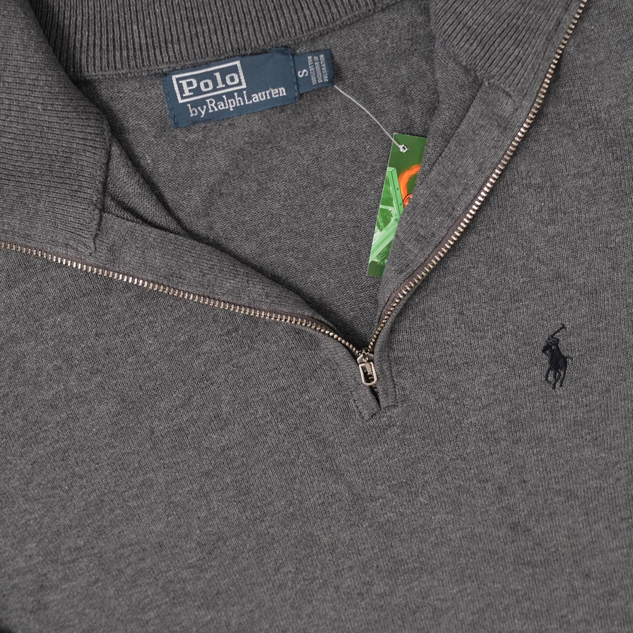 Vintage Polo Ralph Lauren Q-Zip Sweater Small 