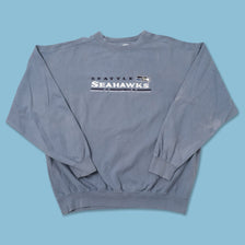 Vintage Seattle Seahawks Sweater Large 