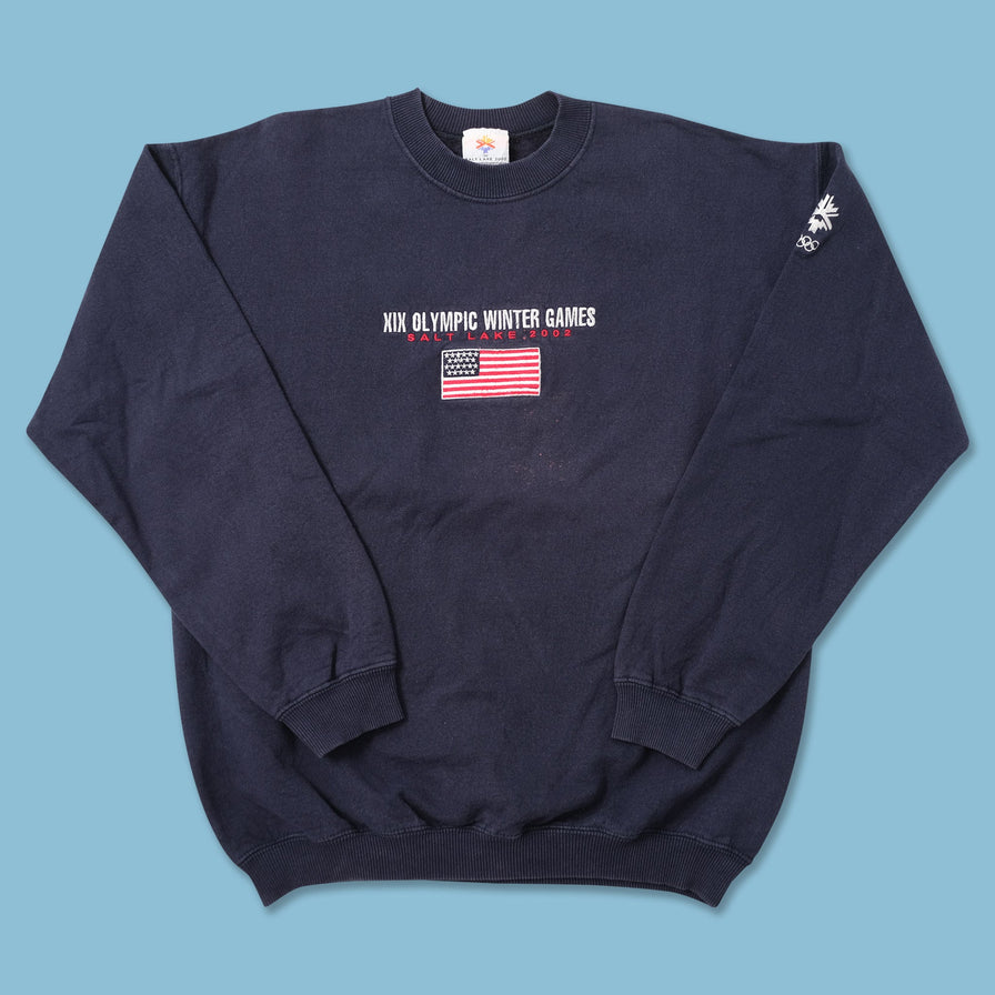 Vintage 2002 Olympic Winter Games Sweater Medium 