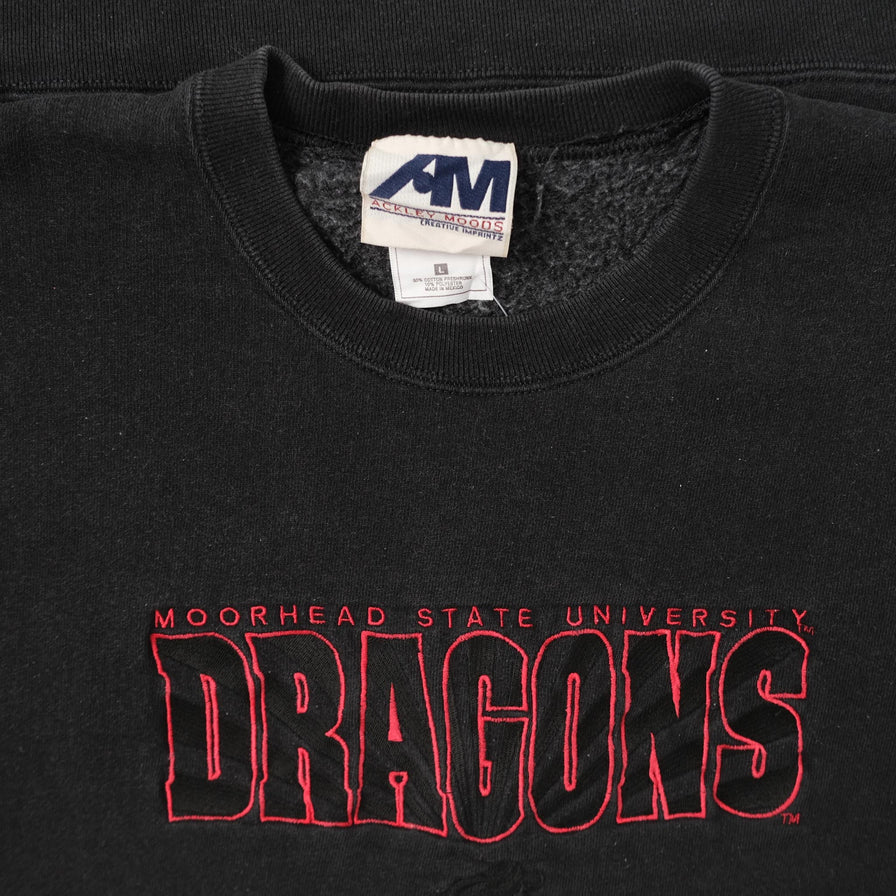 Vintage Moorhead Dragons Sweater Large 