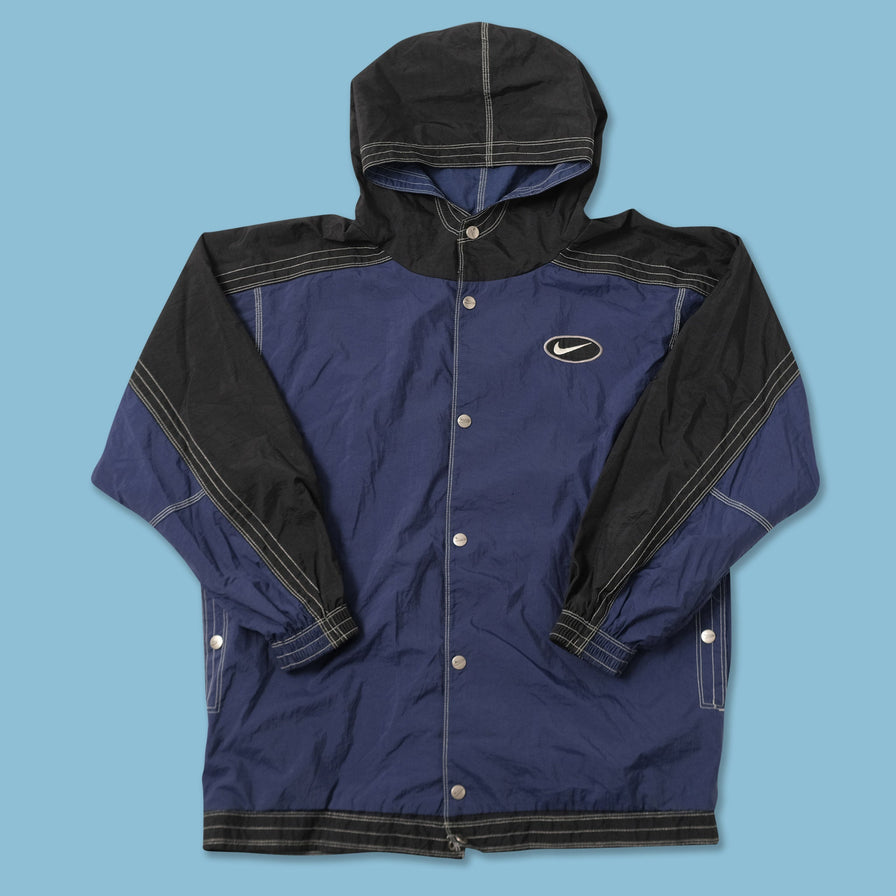 Vintage Nike Hooded Light Jacket Large 