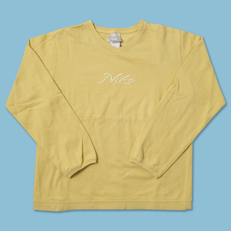 Vintage Nike V-Neck Sweater Large 