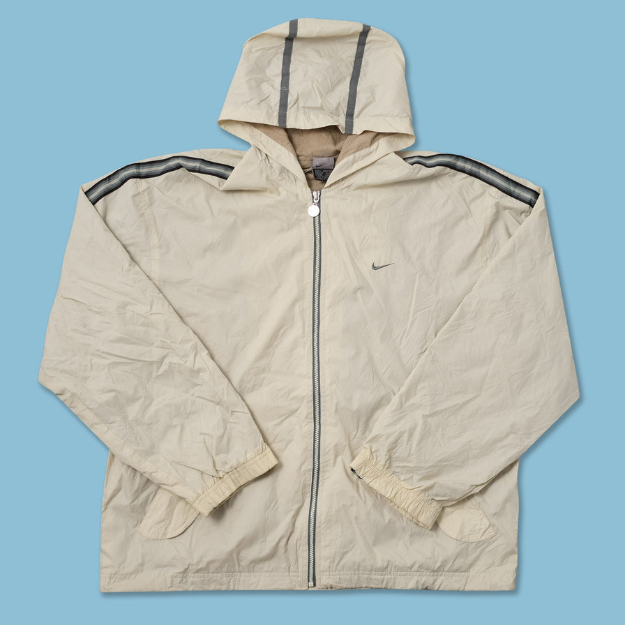 Vintage Nike Hooded Track Jacket Large 