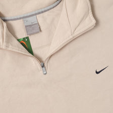 Vintage Nike Mini Swoosh Q-Zip Sweater Large 