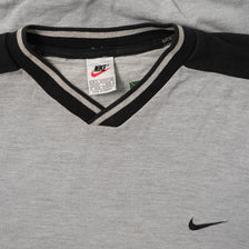 Vintage Nike Mini Swoosh V-Neck Sweater XLarge 