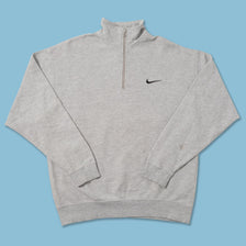 Vintage Nike Mini Swoosh Q-Zip Sweater Large 