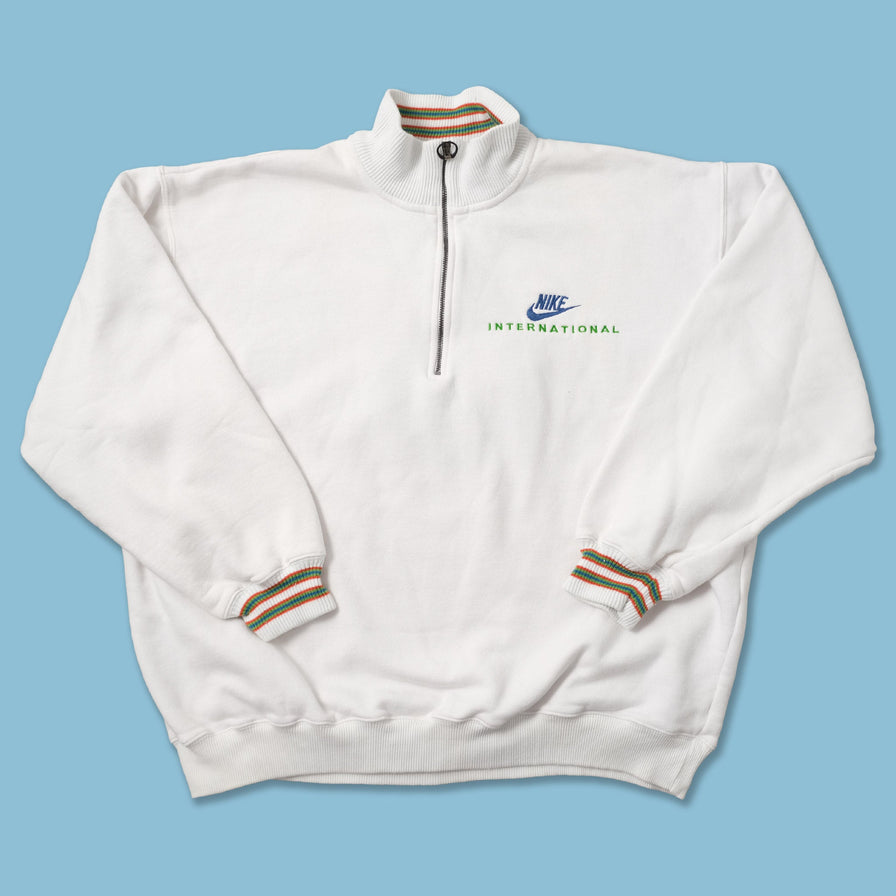 Vintage Nike International Q-Zip Sweater 