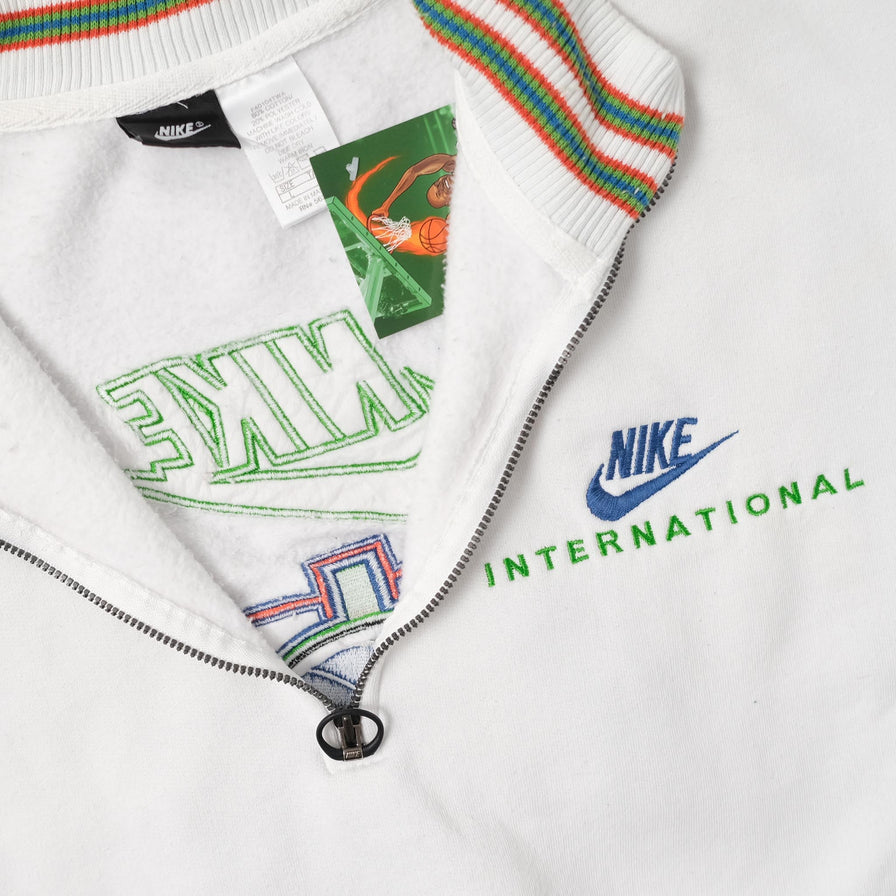 Vintage Nike International Q-Zip Sweater 