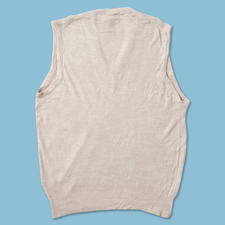 Vintage Izod Lacoste Knit Vest Large 