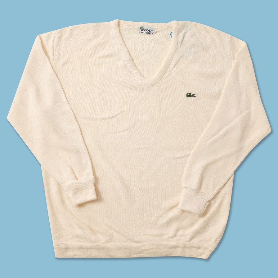 Vintage Izod Lacoste Knit Sweater Large 