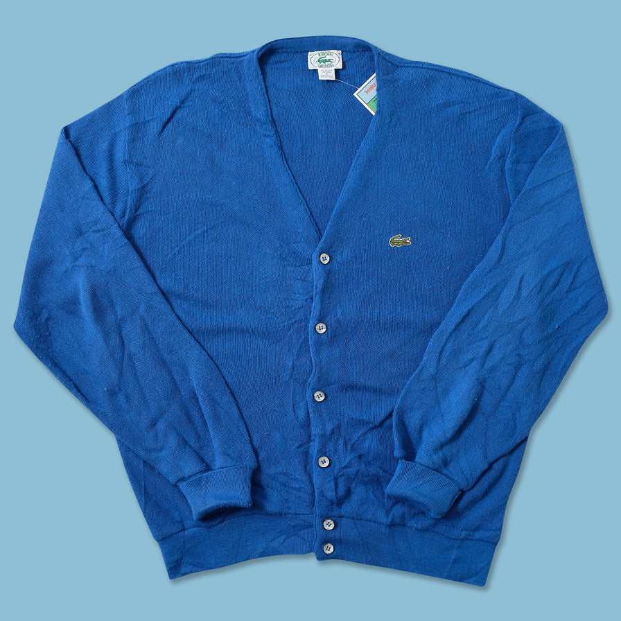 Vintage Izod Lacoste Knit Cardigan Large 
