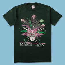 Vintage Women's Mardi Gras T-Shirt Small 