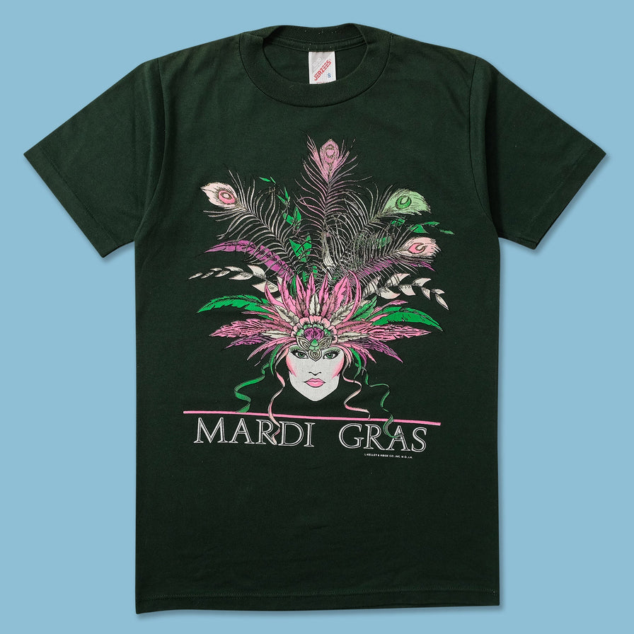 Vintage Women's Mardi Gras T-Shirt Small 