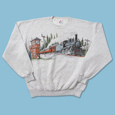 Vintage Railroad Sweater Large 