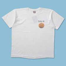 Vintage Easy As Pie T-Shirt XLarge 
