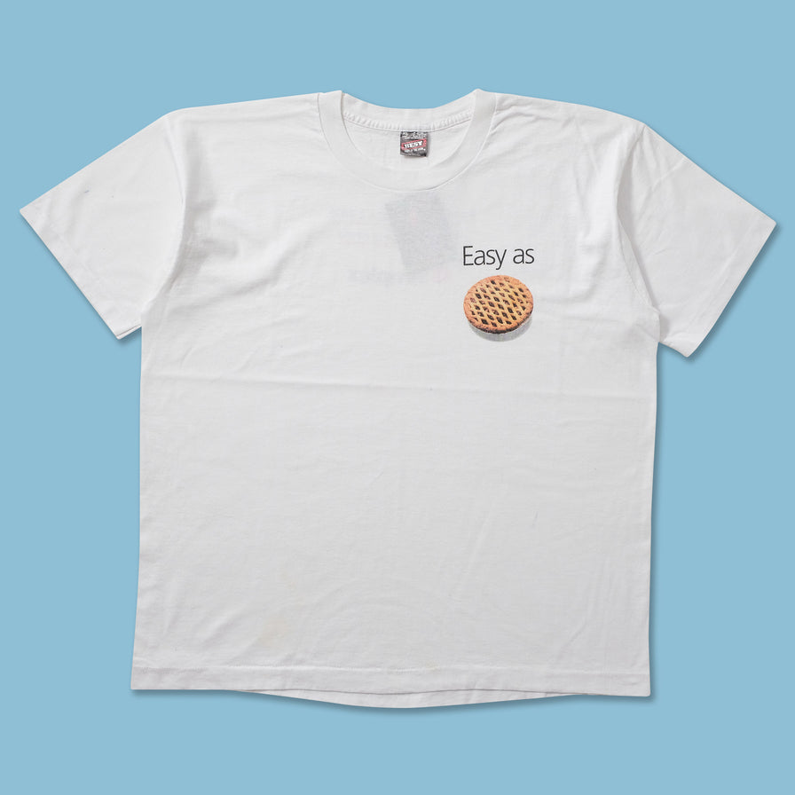 Vintage Easy As Pie T-Shirt XLarge 