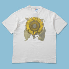 Vintage Sunflower T-Shirt Large 